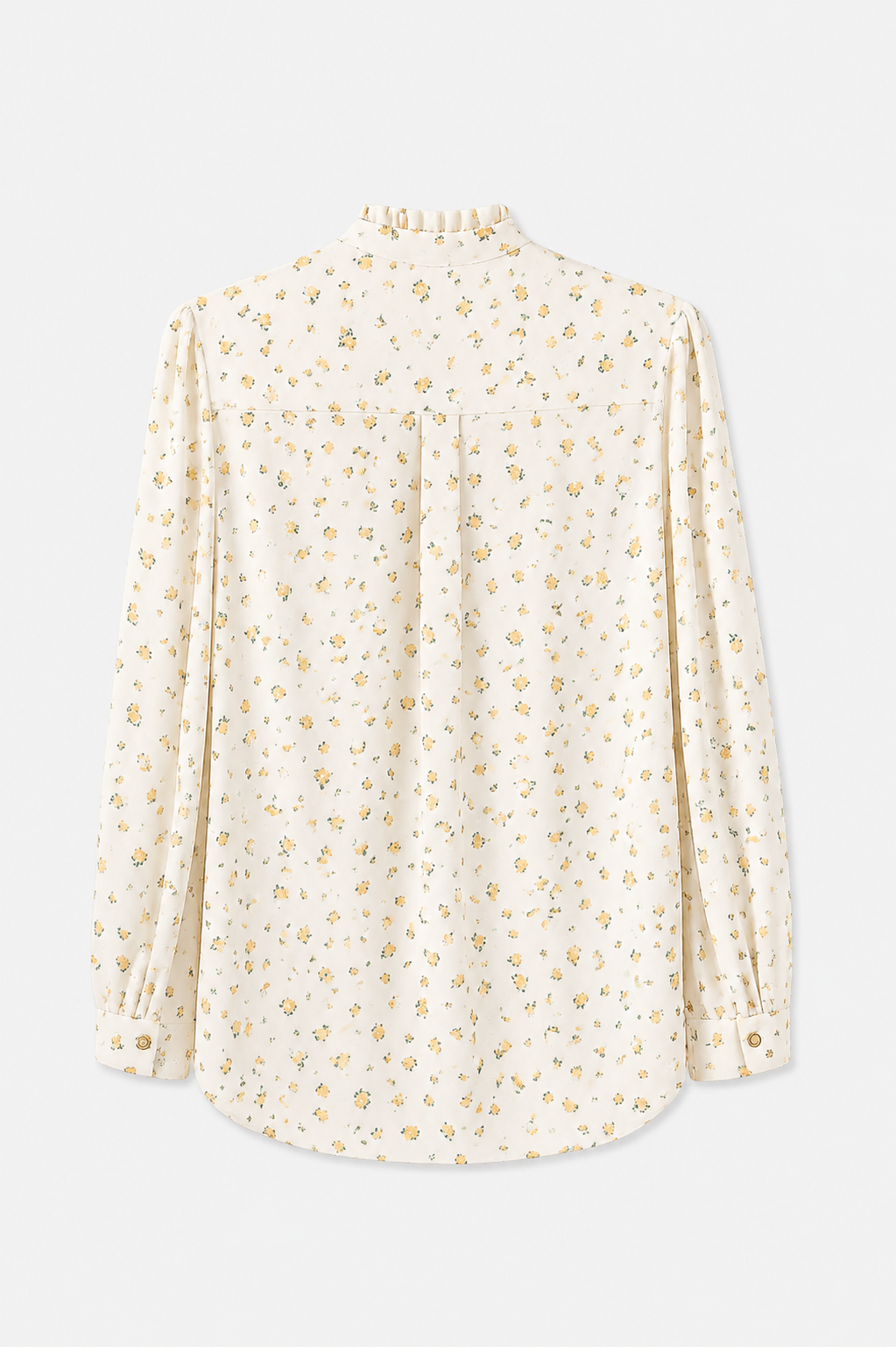 SHIRT AND PANTS WHITE FLORAL SET