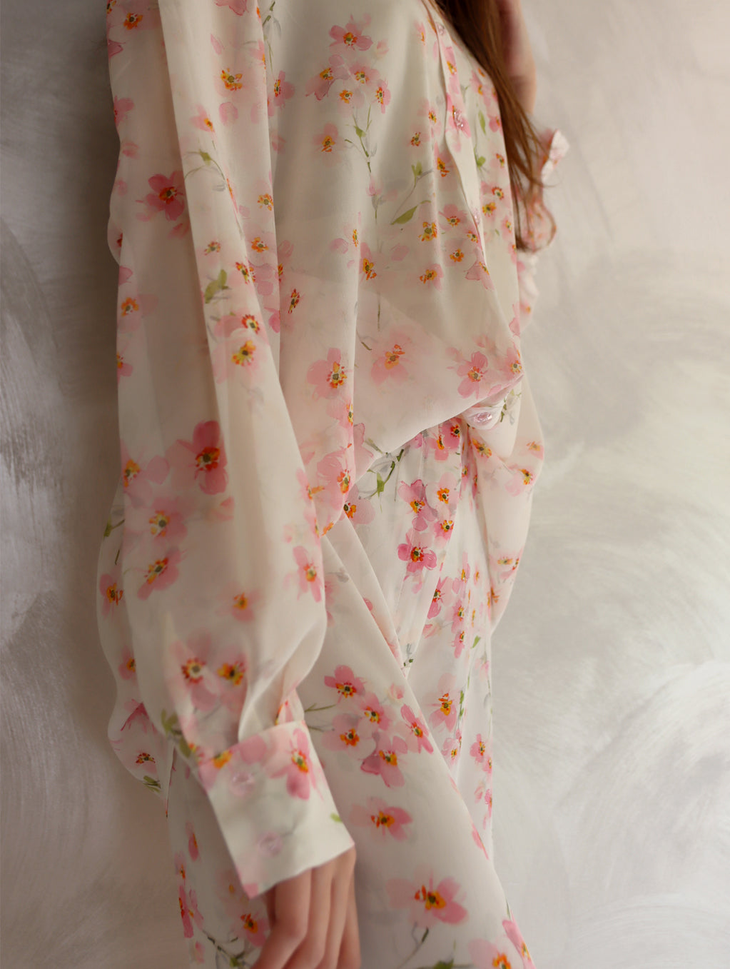 SHIRT AND PANTS FLOWERS SET