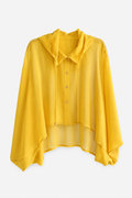 YELLOW HOODED SHIRT