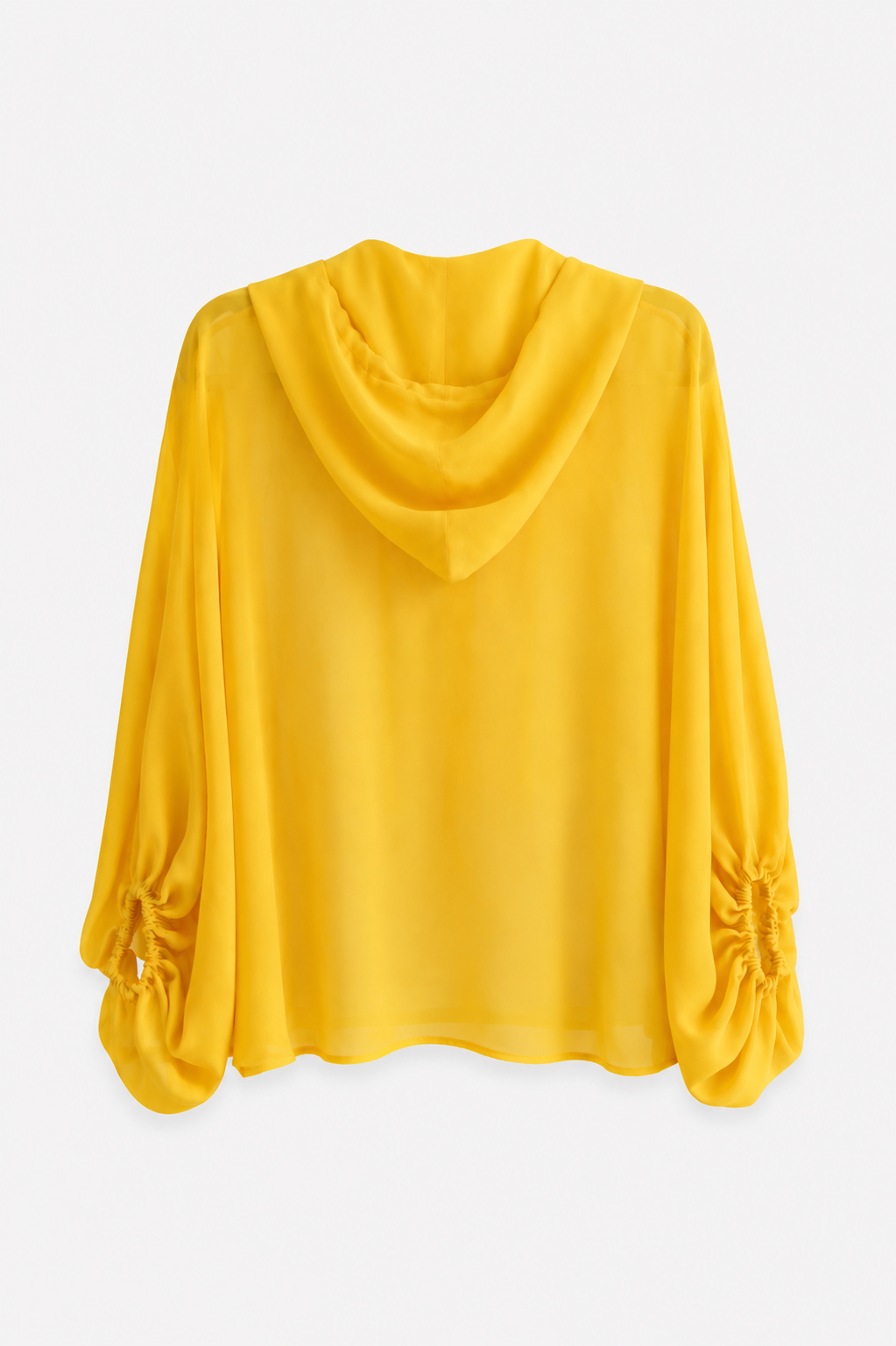 YELLOW HOODED SHIRT
