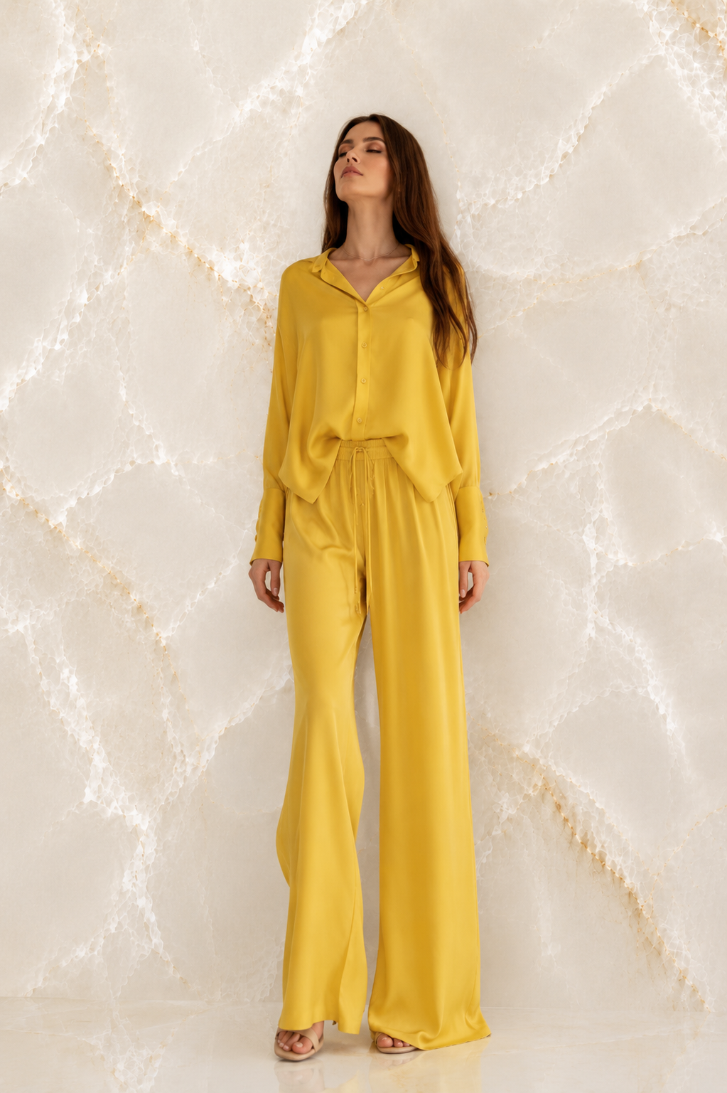 SHIRT AND PANTS YELLOW SET