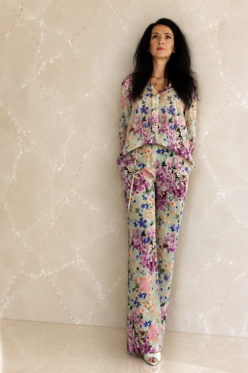 SHIRT AND PANTS FLORAL SET