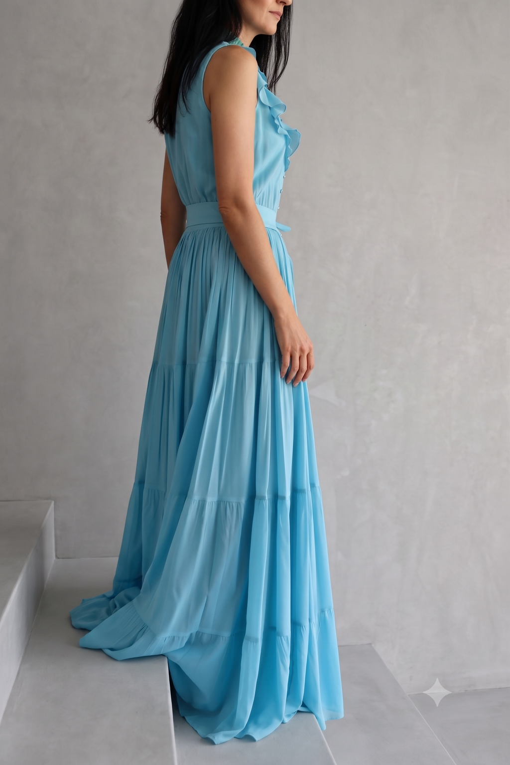 MIDI BLUE DRESS