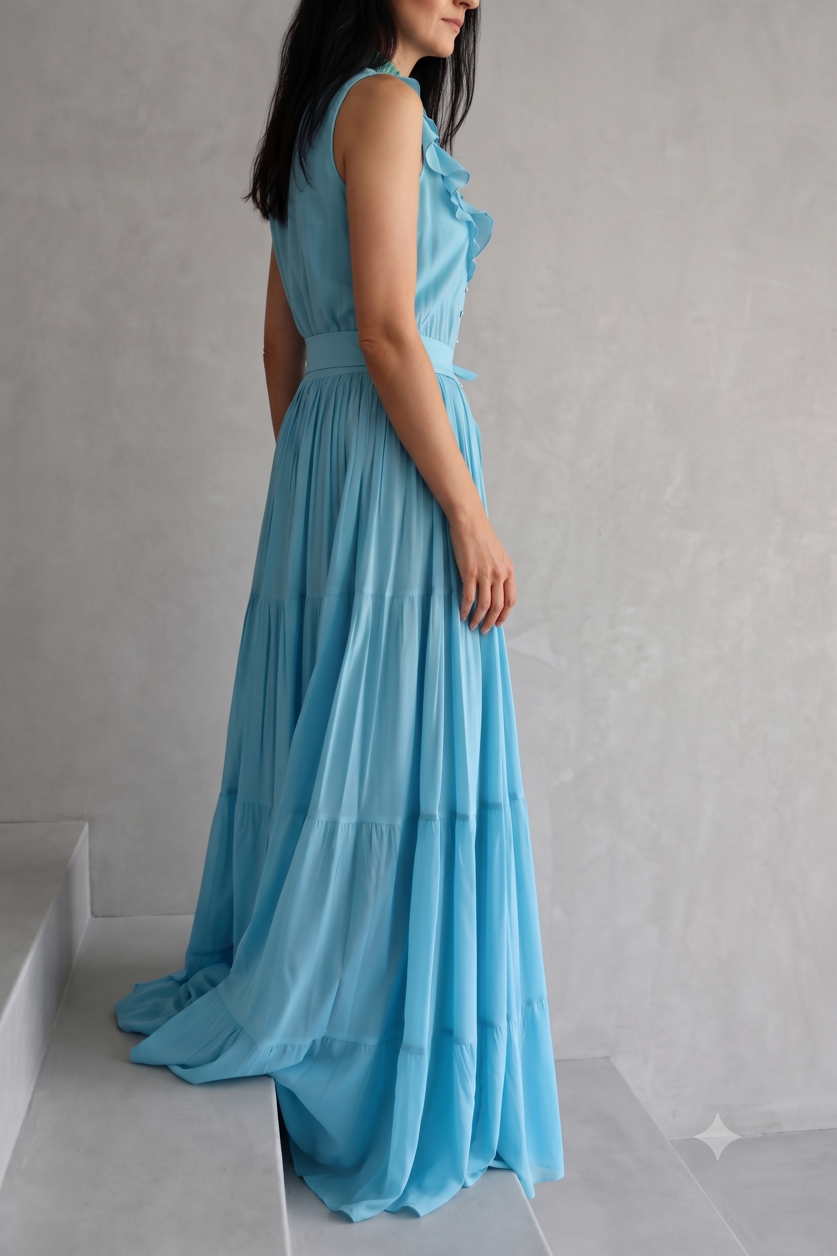 MIDI BLUE DRESS