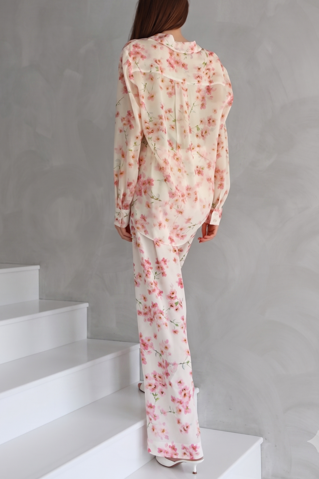 SHIRT AND PANTS FLOWERS SET