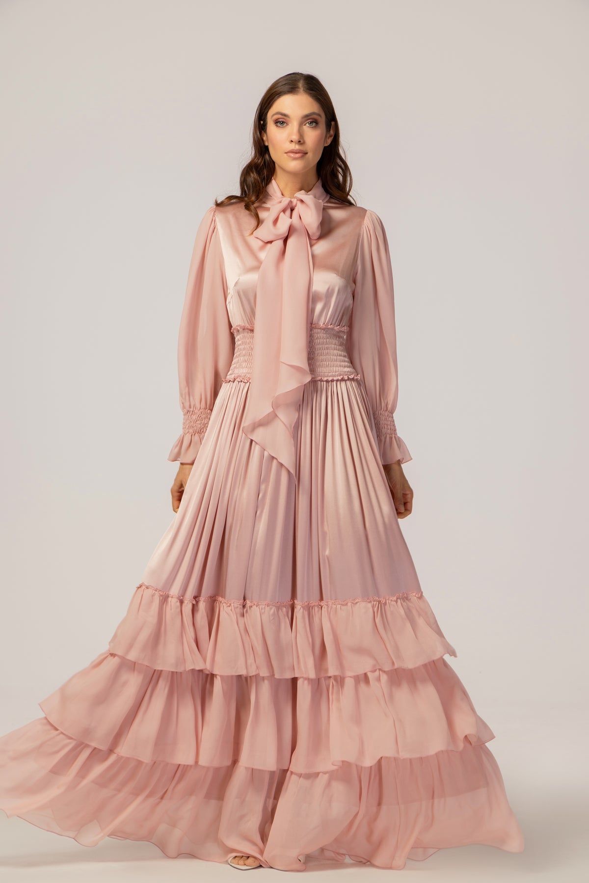 PINK ROSE MAXI DRESS