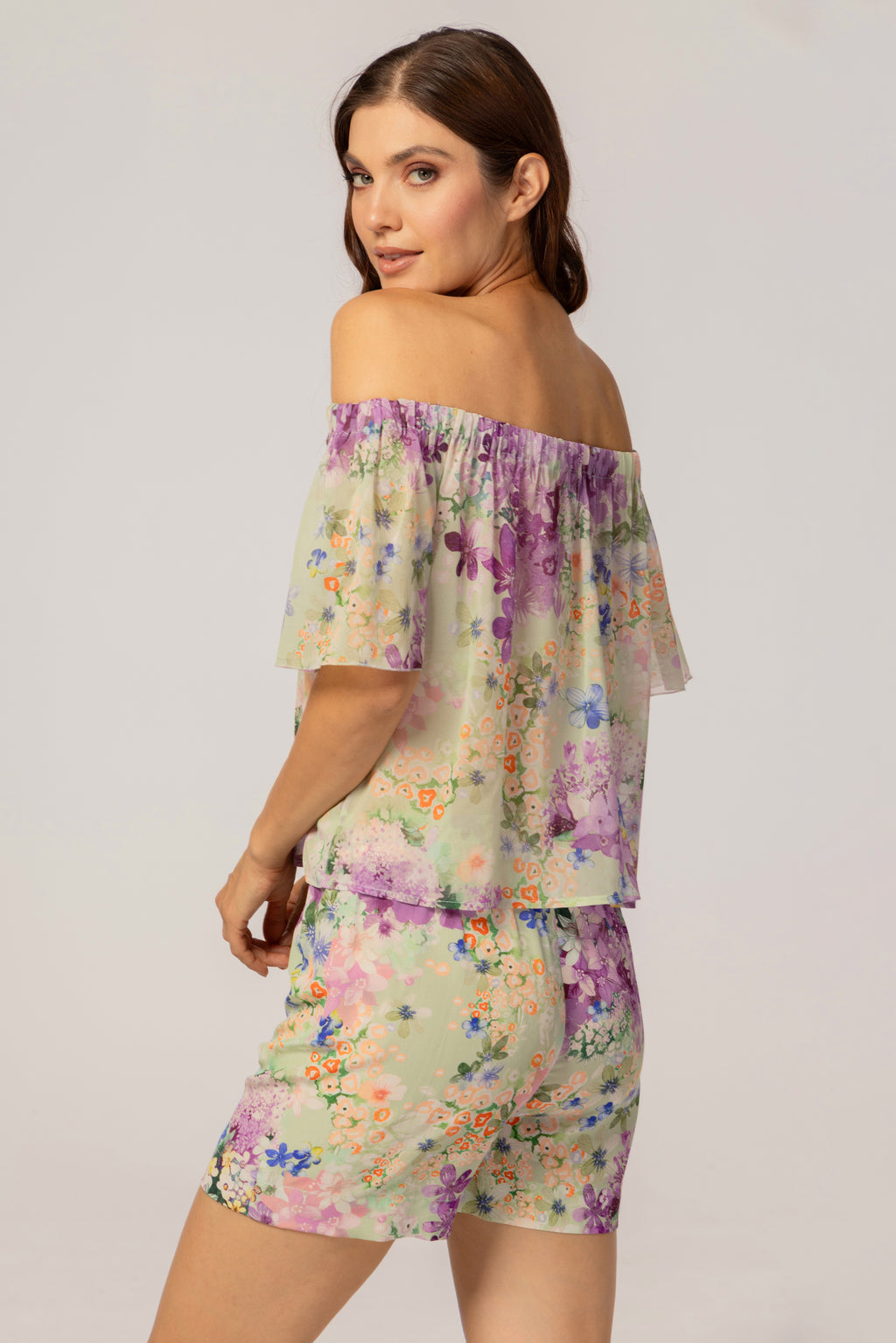TOP AND SHORTS FLORAL SET