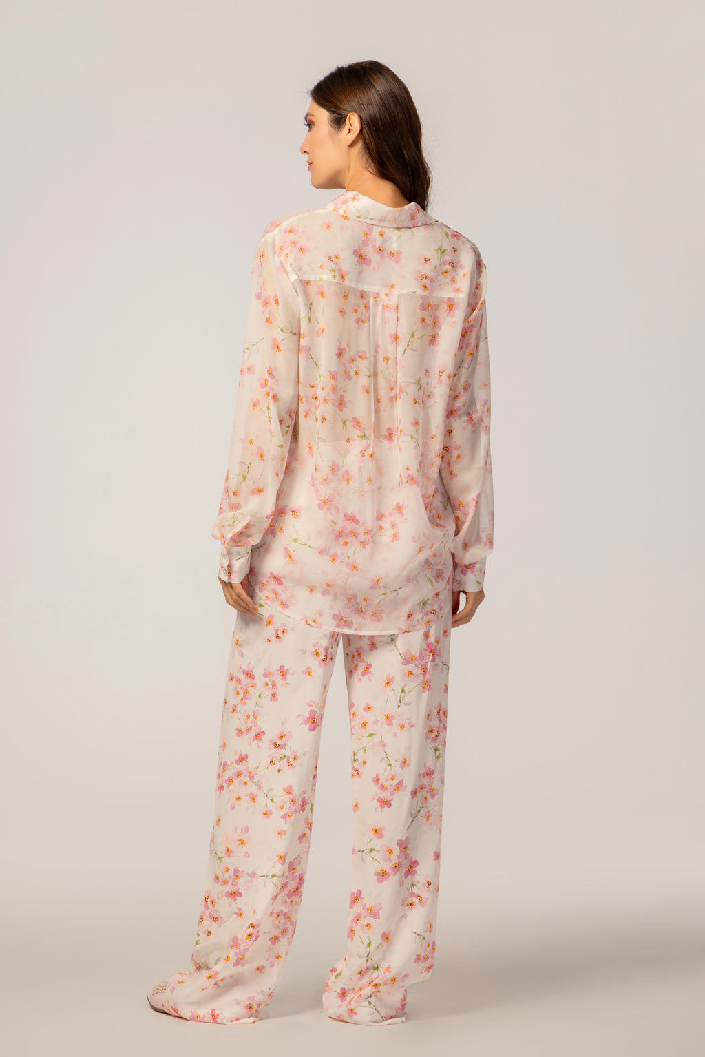 SHIRT AND PANTS FLOWERS SET