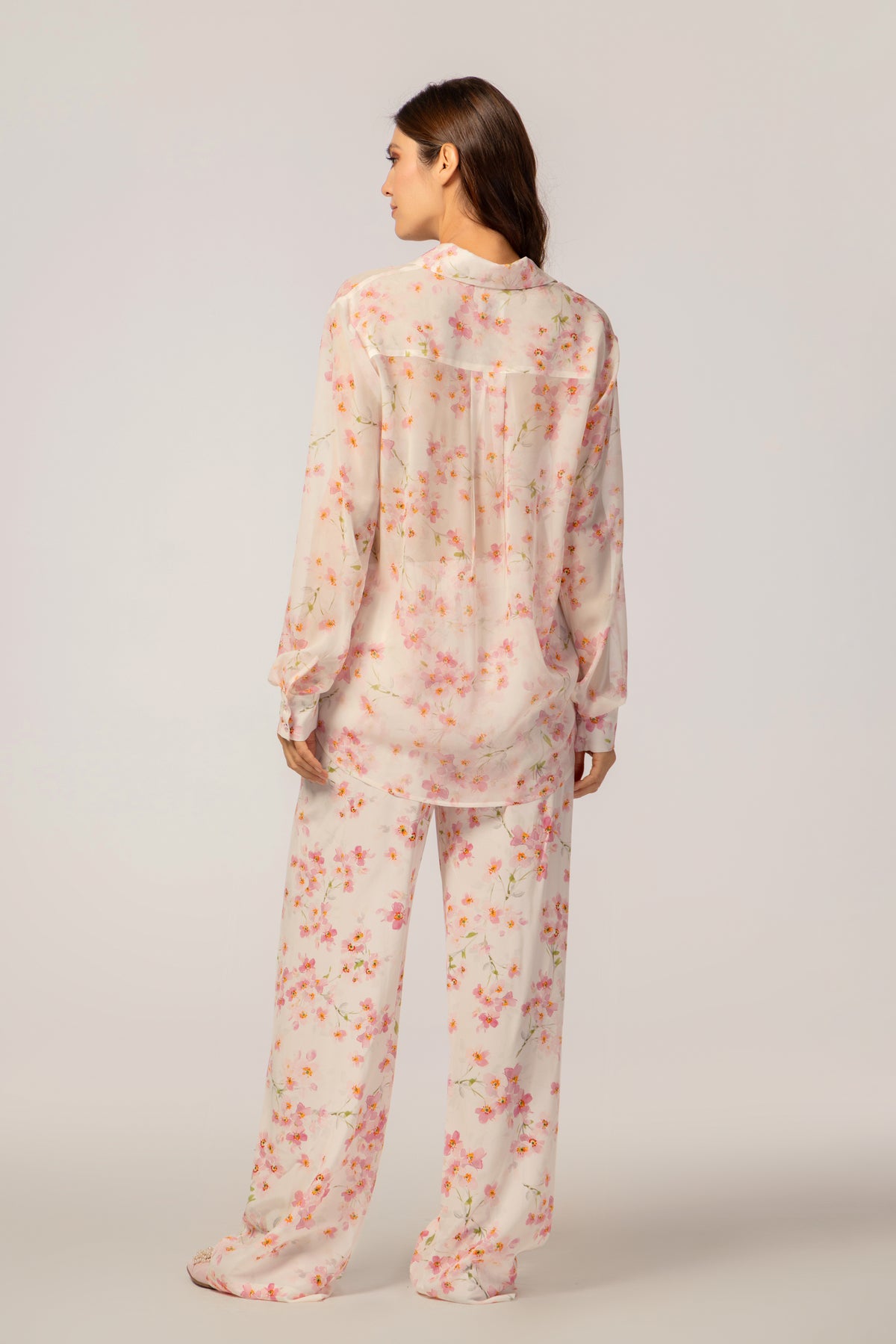 SHIRT AND PANTS FLOWERS SET