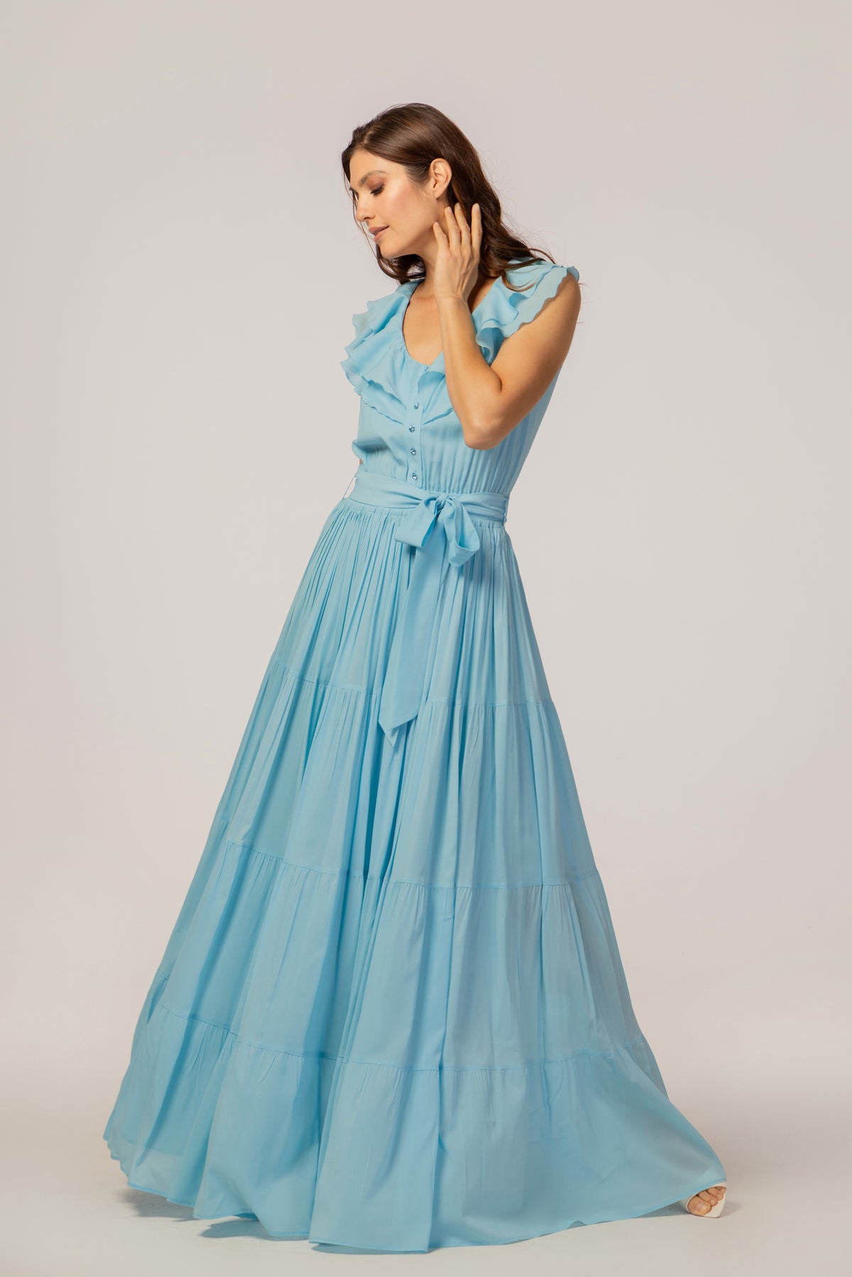MAXI BLUE DRESS