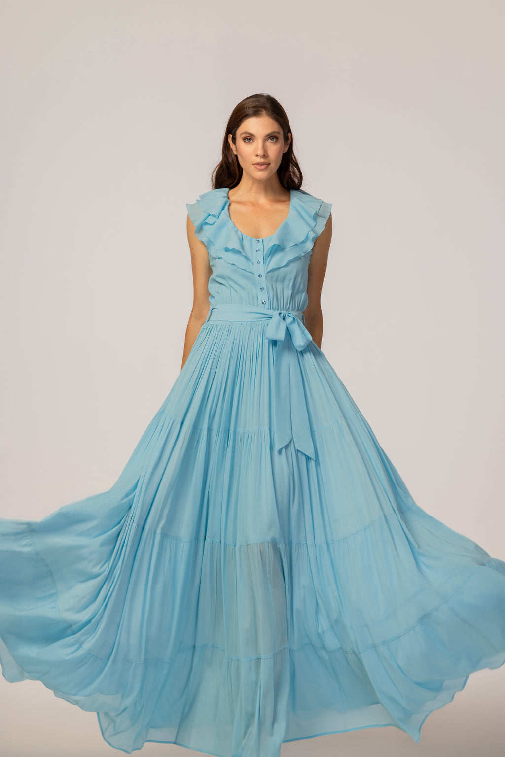 MAXI BLUE DRESS