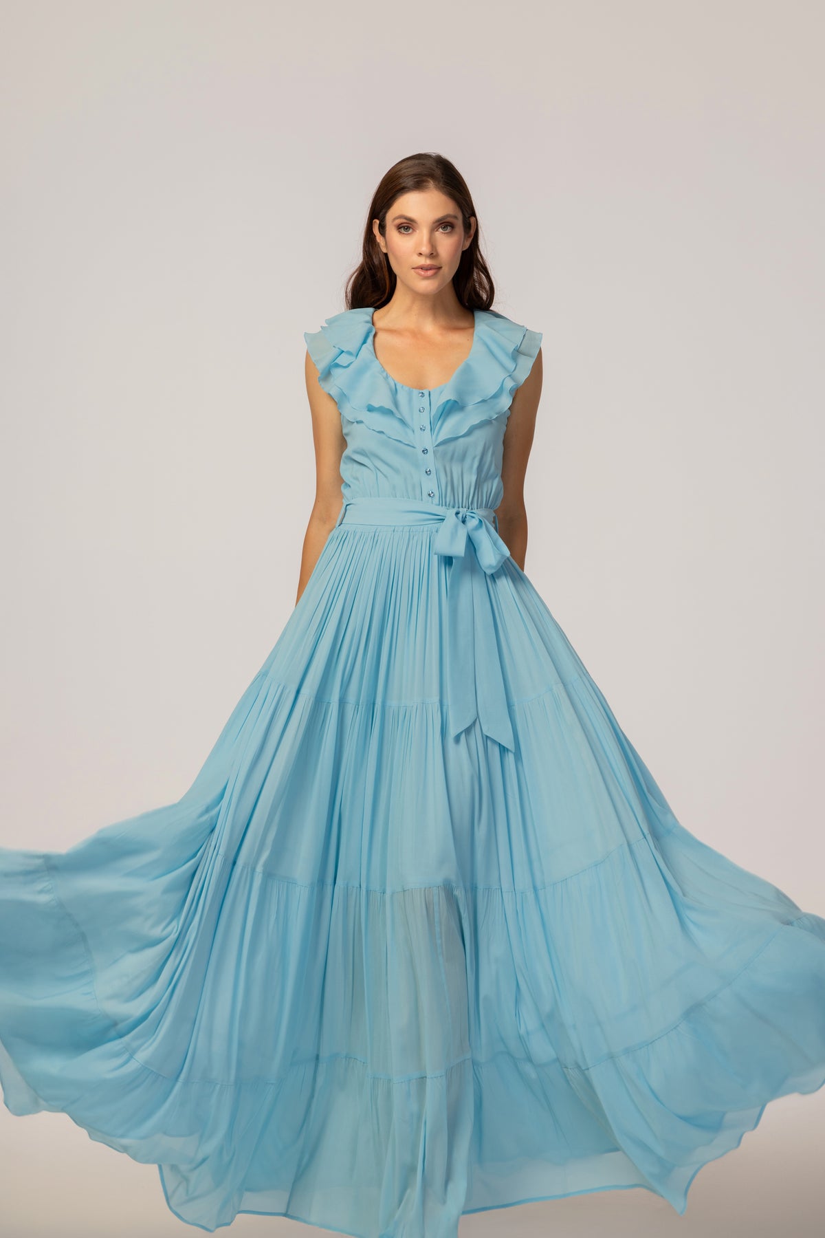MAXI BLUE DRESS