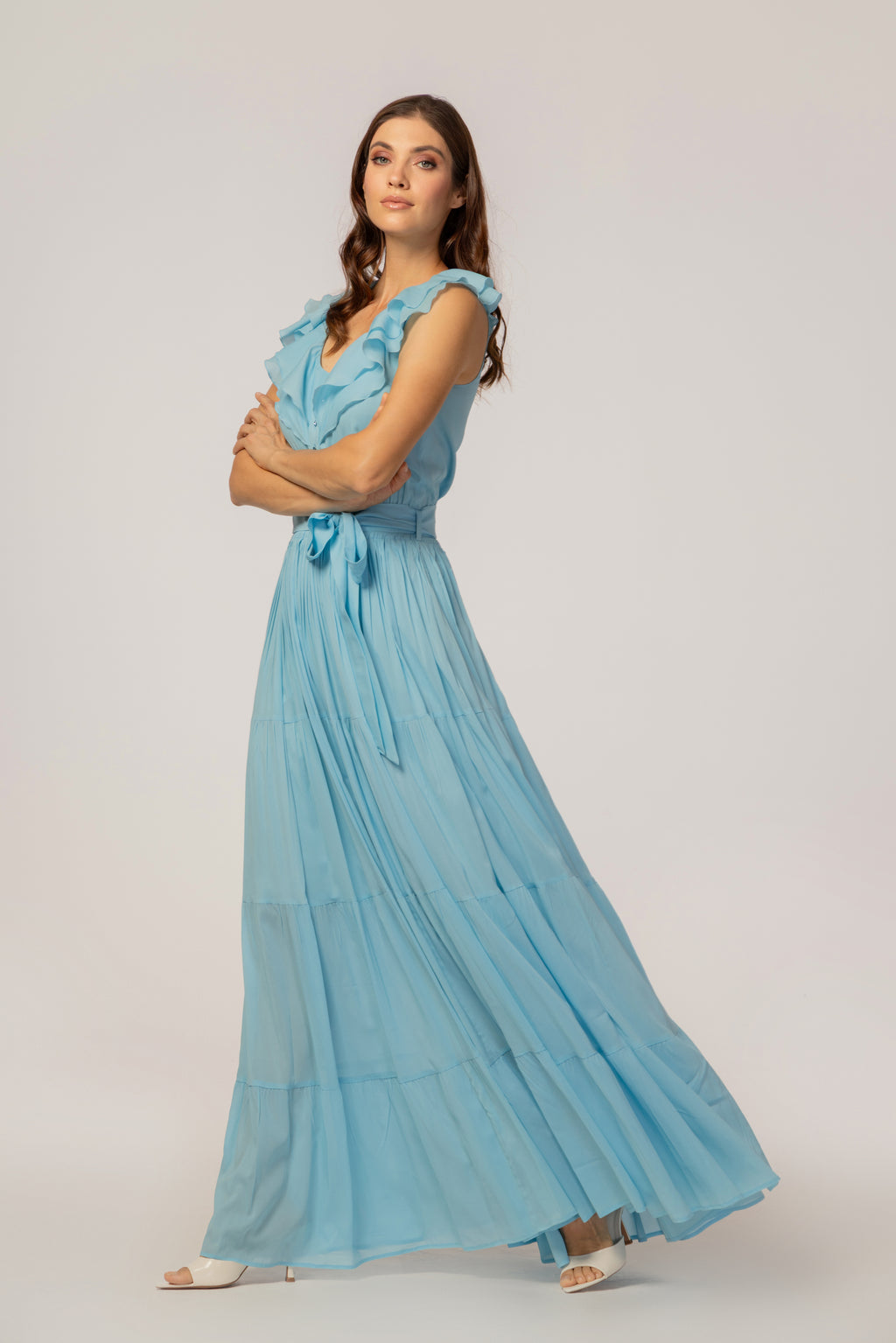 MAXI BLUE DRESS