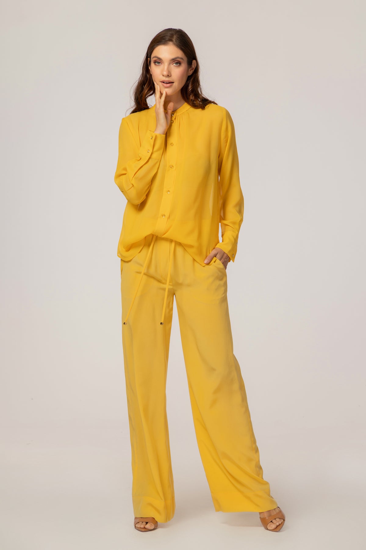 SHIRT AND PANTS YELLOW SET