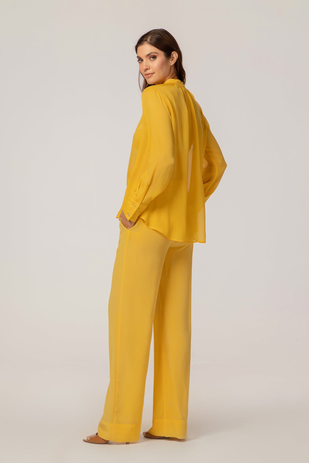 SHIRT AND PANTS YELLOW SET