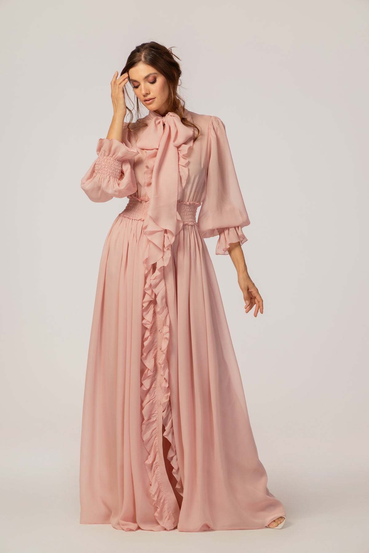 DUSTY ROSE MAXI DRESS