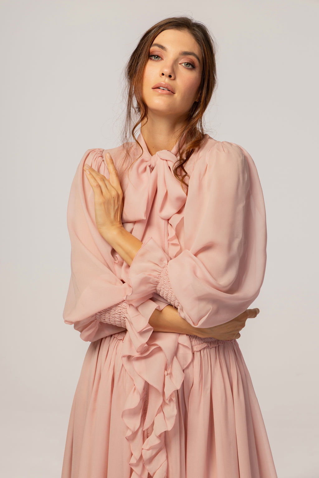 DUSTY ROSE MAXI DRESS