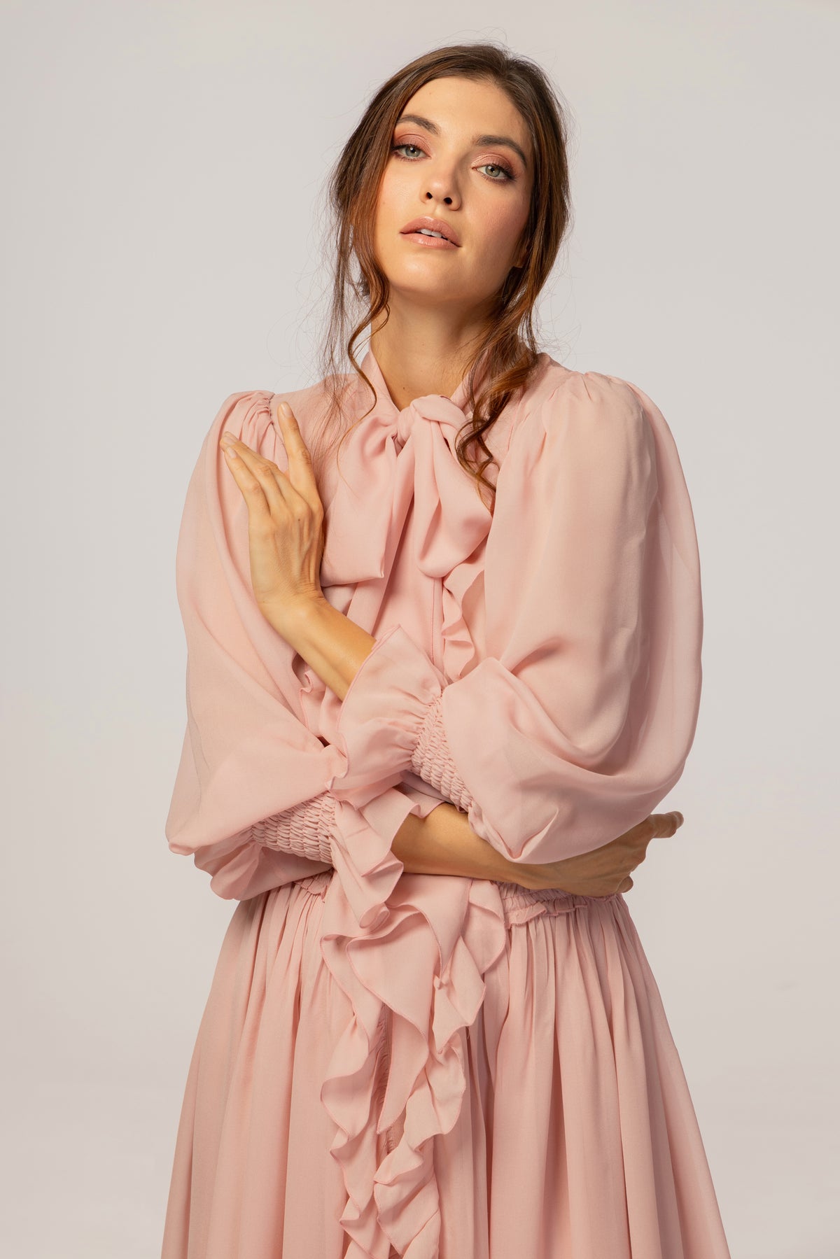 DUSTY ROSE MAXI DRESS
