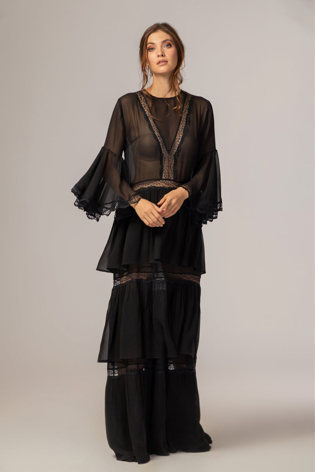 BLACK MAXI  DRESS