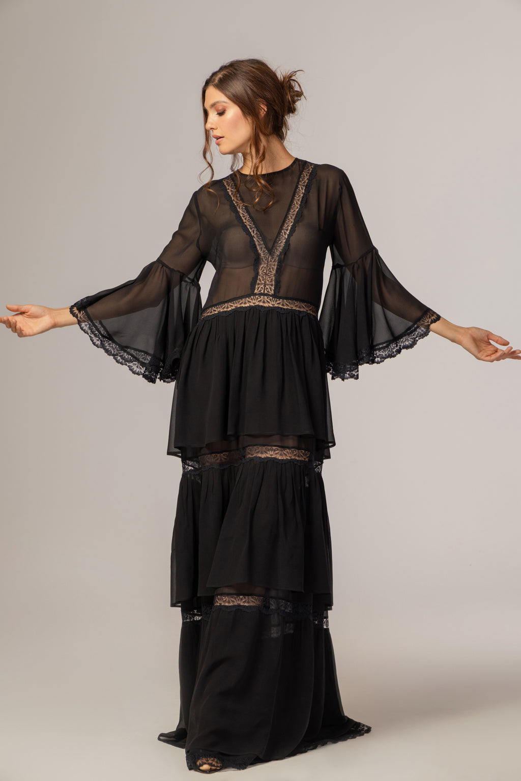 BLACK MAXI  DRESS