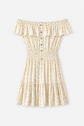 MINI WHITE FLORAL DRESS
