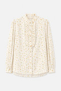 SHIRT AND PANTS WHITE FLORAL SET